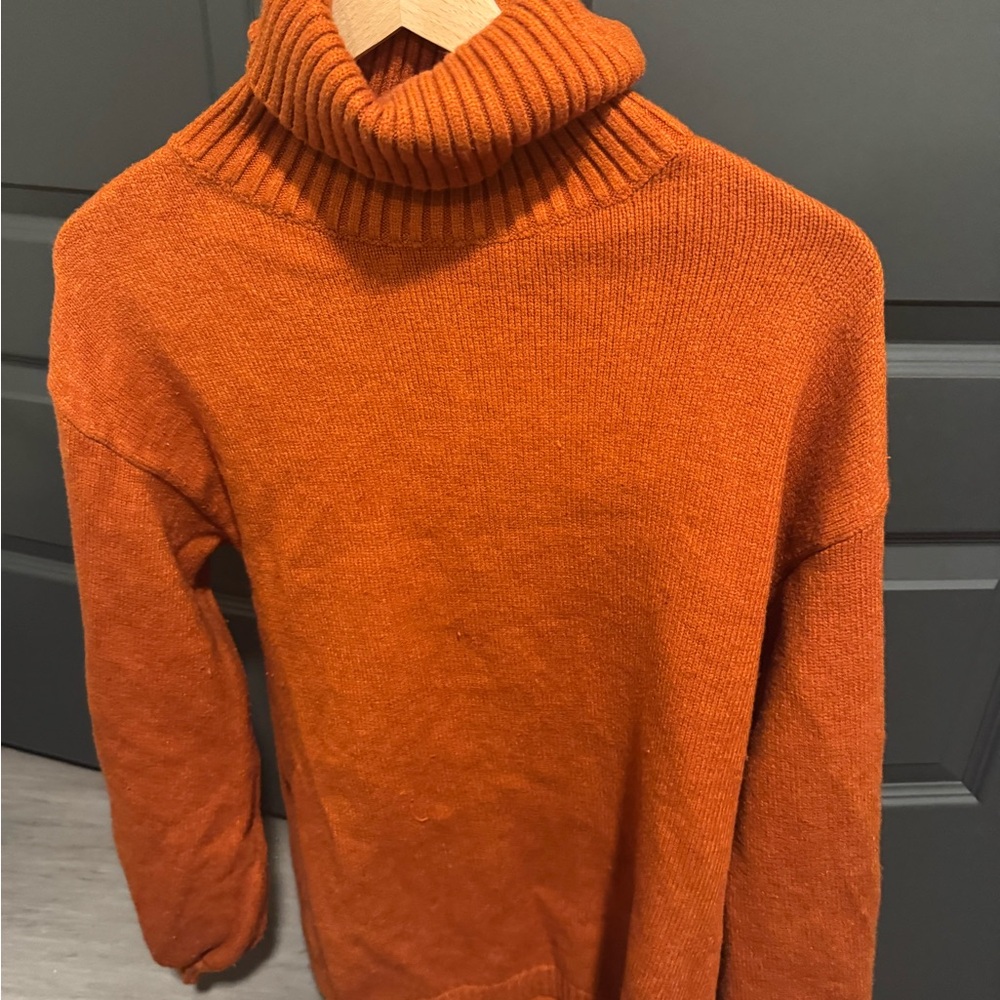 House of Harlow 1960 Orange Turtleneck Sweater